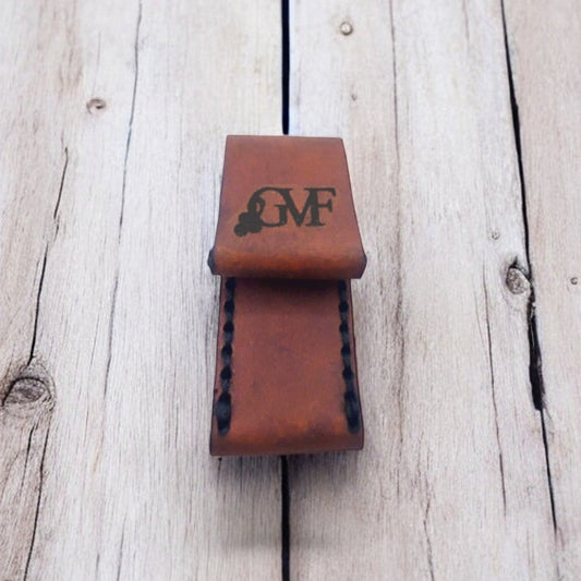 Cigar Pick Pocket Pouch - Hand Stitched Leather Carrying Case for Cigar Holder, Nubber