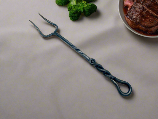 Serving Fork, Hand Forged, Grill Tools, Grilling Utensils, Meat Fork, Serving Utensil, Thanksgiving, BBQ, Barbecue Fork