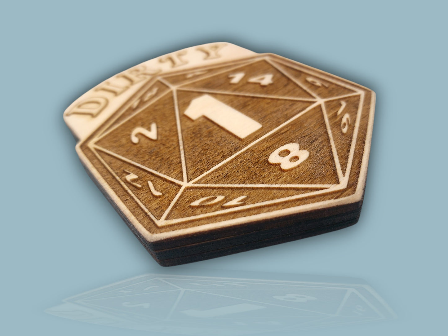Dishwasher Dirty / Clean Two Sided magnet indicator - D&D D20 role playing themed dish magnet