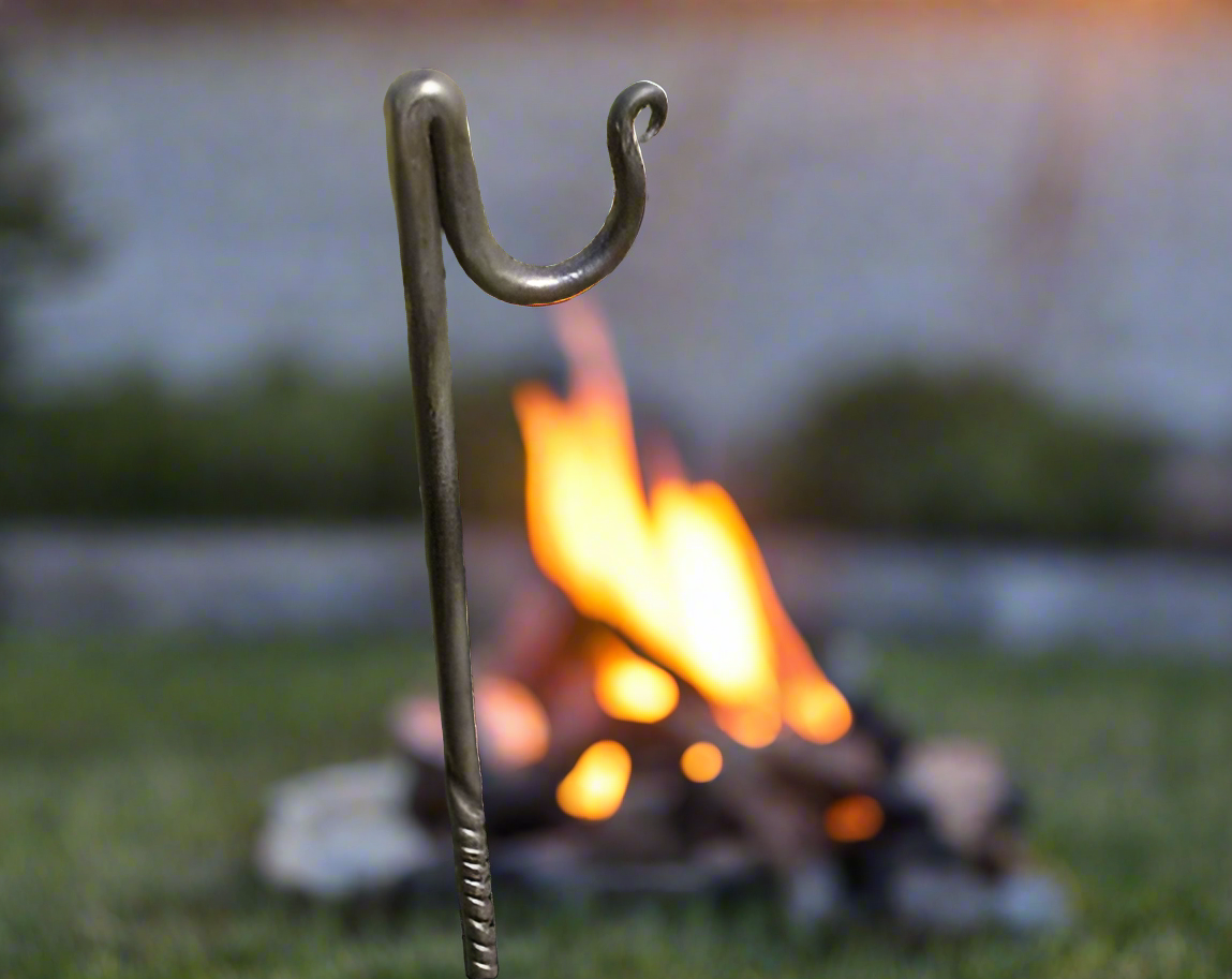 Hand Forged Campfire Fork Rest