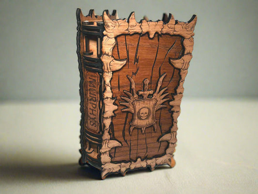 Premium Hero's Dice Box/Book Box - Gaming accessory, Dice Tray, Dice container for Dungeons and Dragons and other Role Playing Games