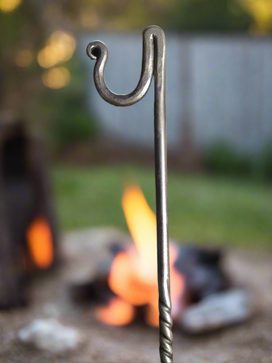 Hand Forged Campfire Fork Rest