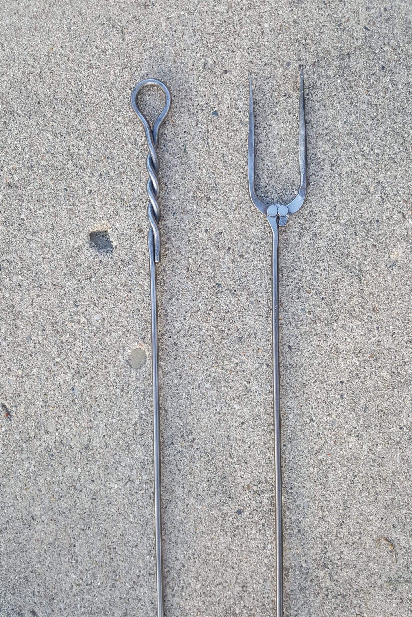 Roasting Fork for Campfire Weenie/Marshmallow  - Hand Forged, BBQ Fork, Hot Dog Roaster, Roasting Stick