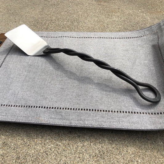 Heirloom Spatula with Stainless Steel flipper, Hand Forged, Steel Spatula, Grill Tools, Kitchen, Grilling Gifts, Kitchen, Father's Day
