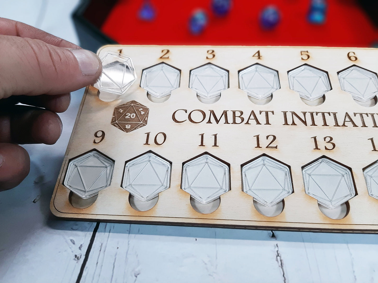 Initiative Tracker 16 - Tabletop - for D&D and Other Tabletop RPG Games