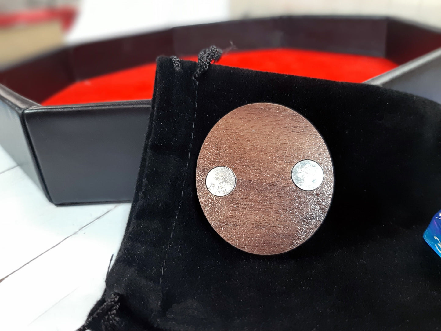 Inspiration Token - D&D, Dungeons and Dragons 5e accessory RPG tabletop hardwood and hand riveted Dungeon Master's tool