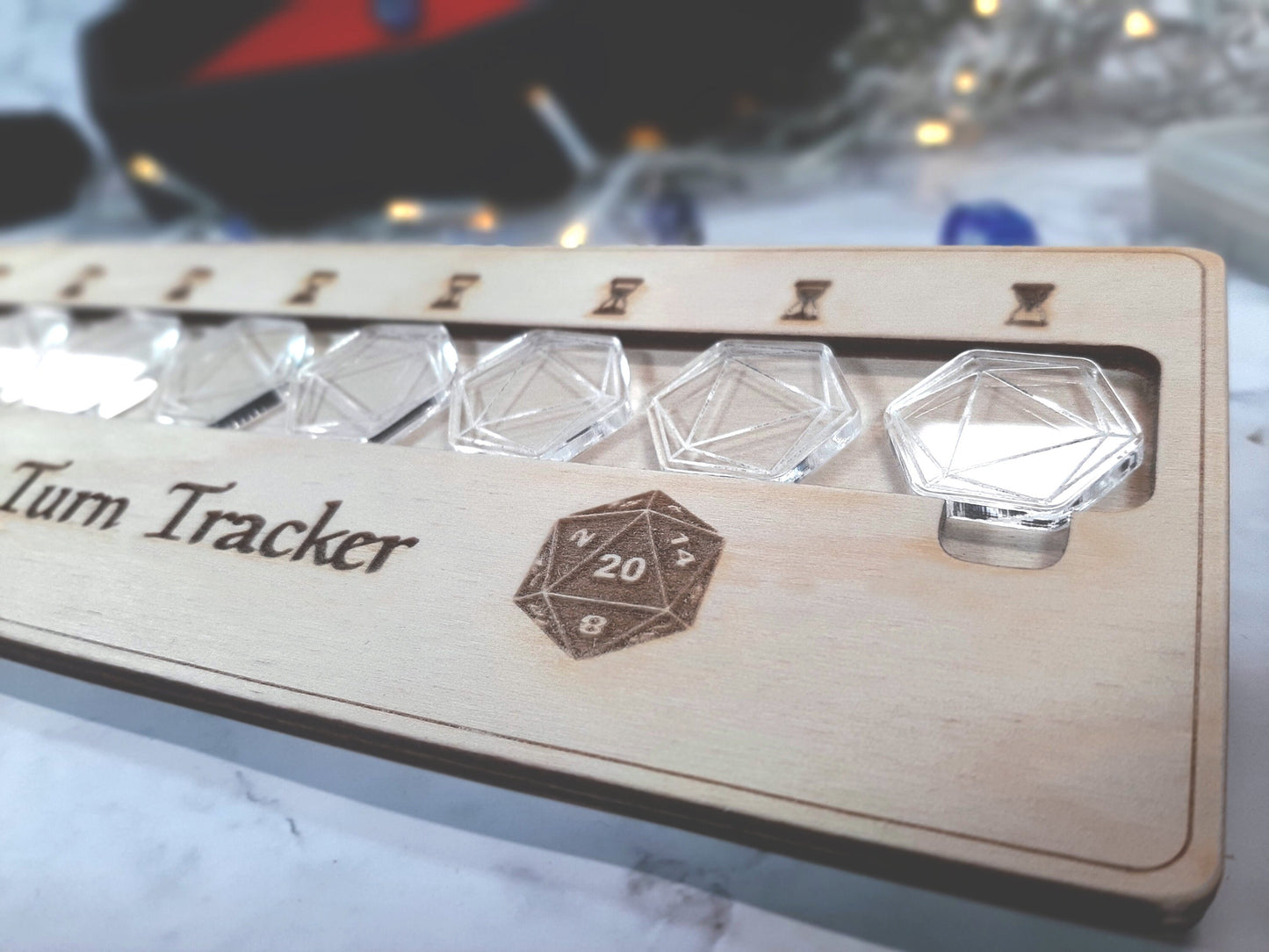 Combat Turn Tracker 10 - Tabletop - for D&D and Other Tabletop RPG Games