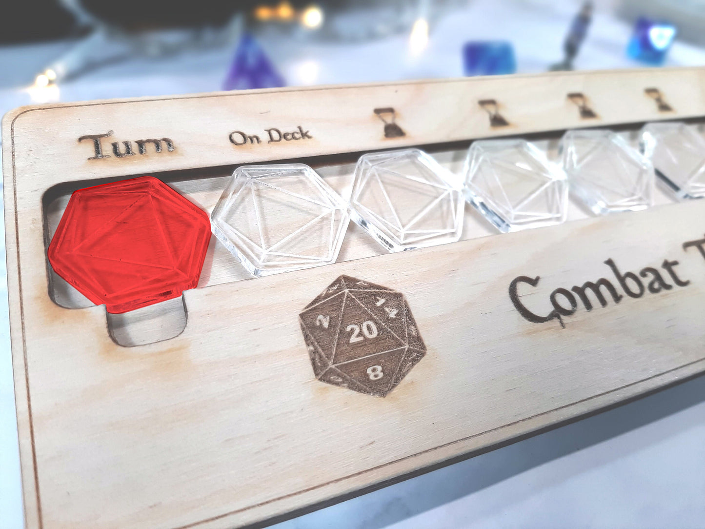 Combat Turn Tracker 10 - Tabletop - for D&D and Other Tabletop RPG Games