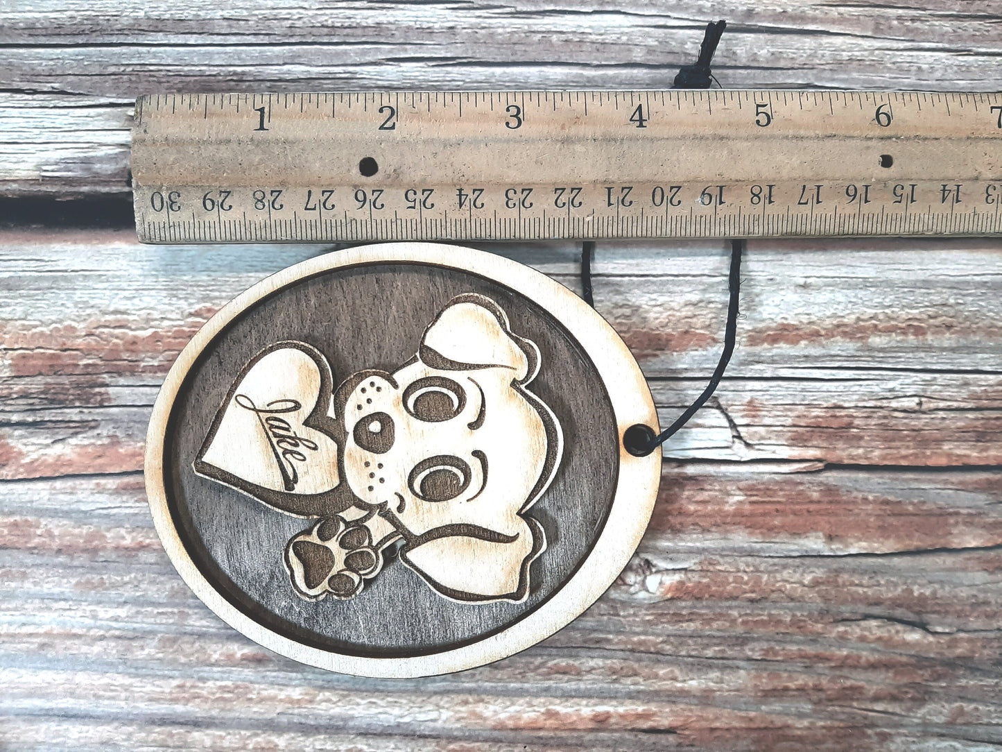 Puppy Love - Personalizable Christmas Ornament Holiday Decoration