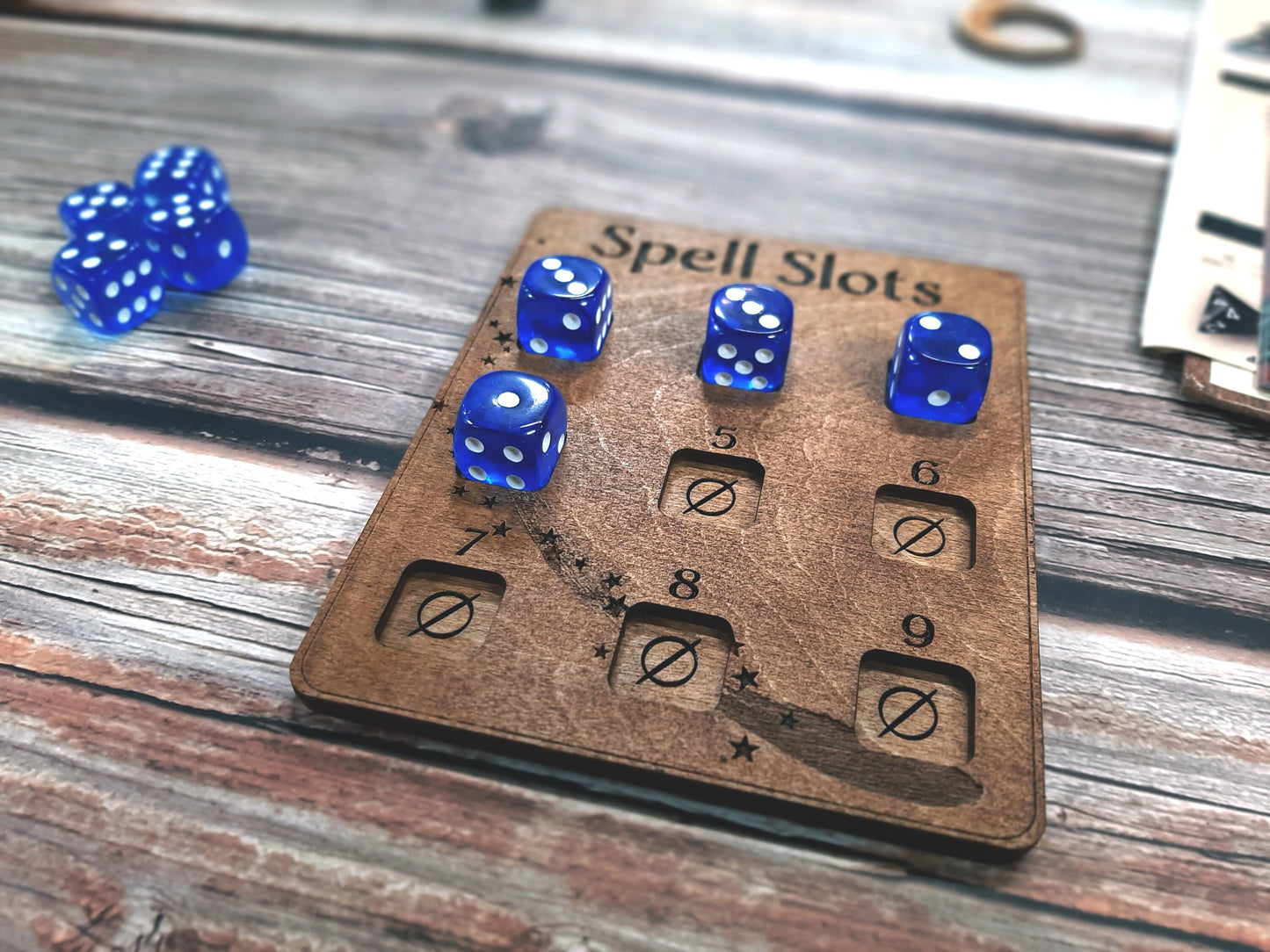 Spell Slot Tracker - RPG Game accessory for spell casting classes - D&D