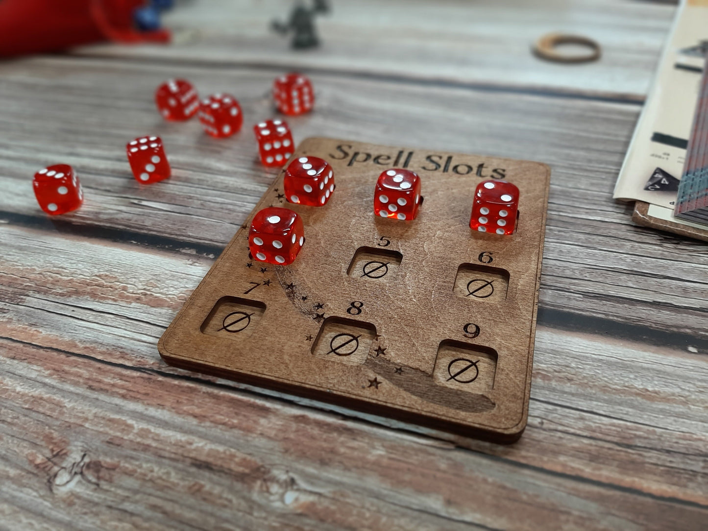 Spell Slot Tracker - RPG Game accessory for spell casting classes - D&D