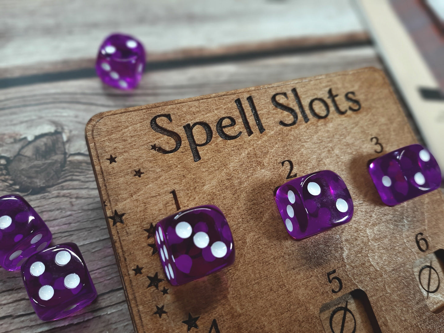 Spell Slot Tracker - RPG Game accessory for spell casting classes - D&D