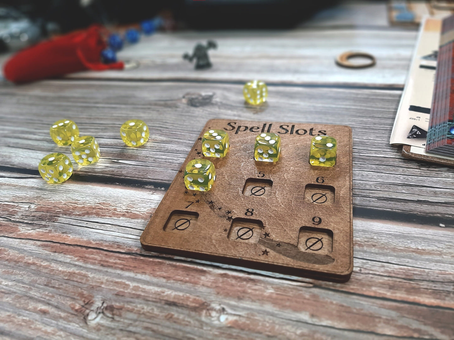 Spell Slot Tracker - RPG Game accessory for spell casting classes - D&D