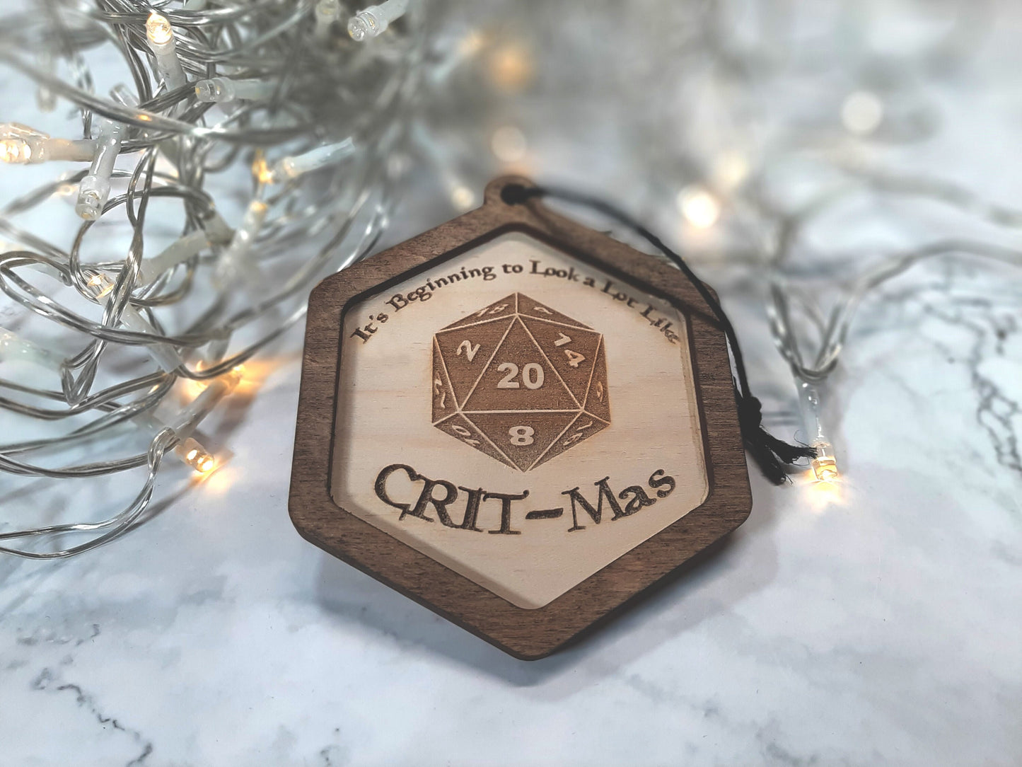 It's beginning to look a lot like CRIT-Mas! Christmas Ornament - Dungeons and Dragons, Dungeon Master gaming themed Holiday Decoration