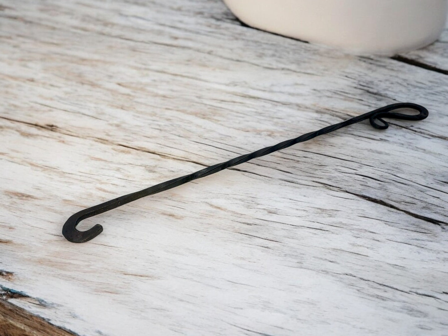 Candle Wick Dipper - Smokeless Candle snuffer - Hand Forged