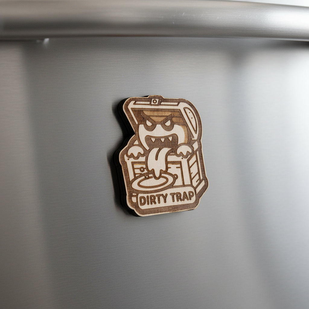 D&D Inspired Dishwasher Magnet – Dirty Clean Treasure Chest | Funny RPG Kitchen Decor