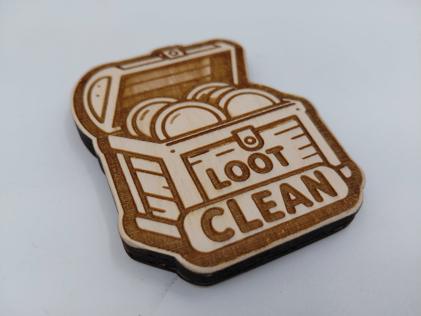 D&D Inspired Dishwasher Magnet – Dirty Clean Treasure Chest | Funny RPG Kitchen Decor