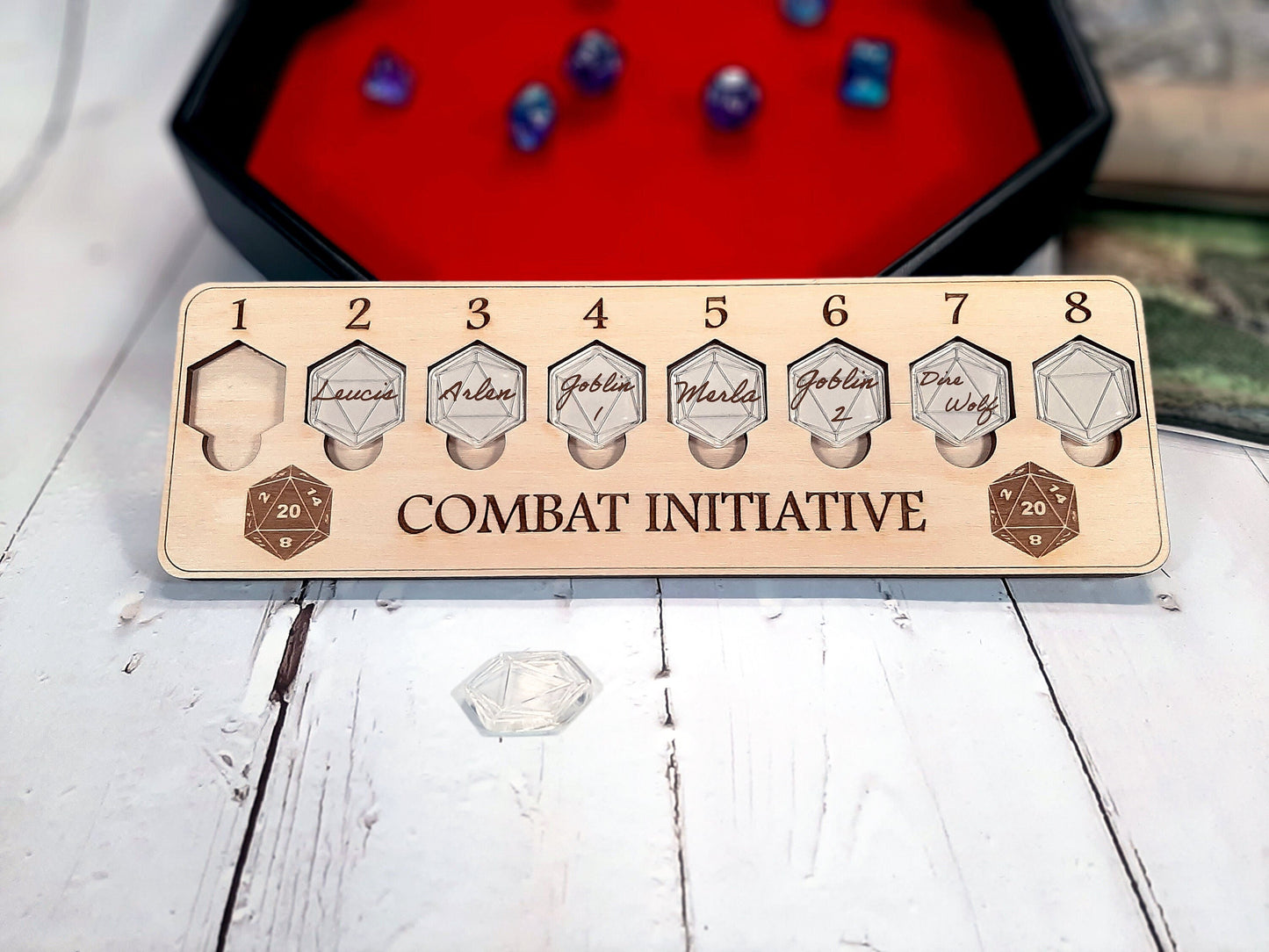 Initiative Tracker 8 - Tabletop - for D&D and Other Tabletop RPG Games
